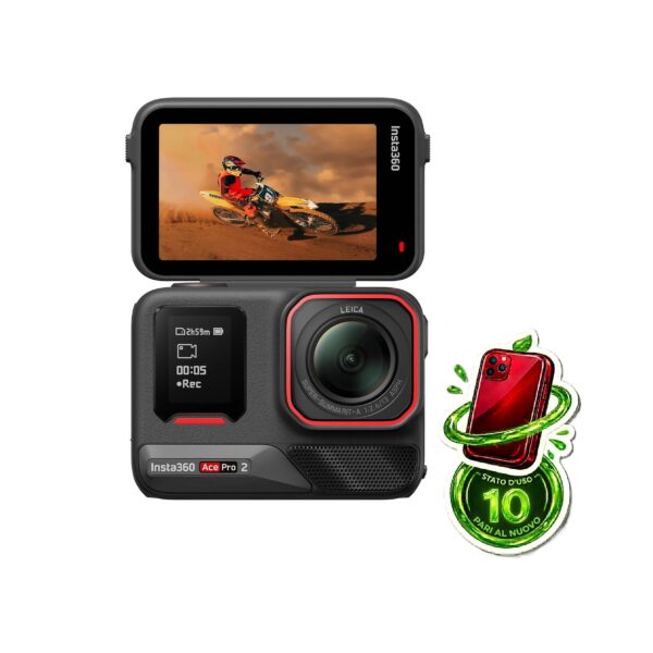 INSTA360 Ace Pro 2 In Dotazione: 2 Batterie - Impugnatura
