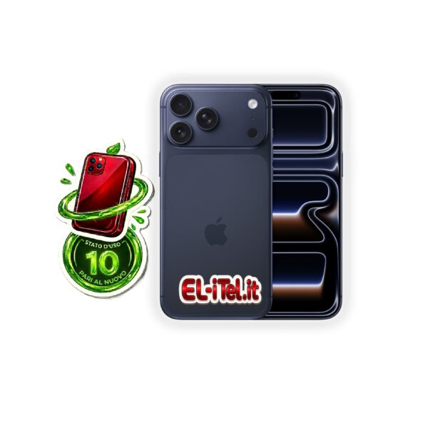 Apple iPhone 17 Pro Max  (256GB) 6 Cicli di Carica - Blu
