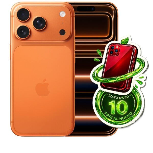 Apple Iphone 17 Pro (256GB) 8 Cicli di Carica - Arancione