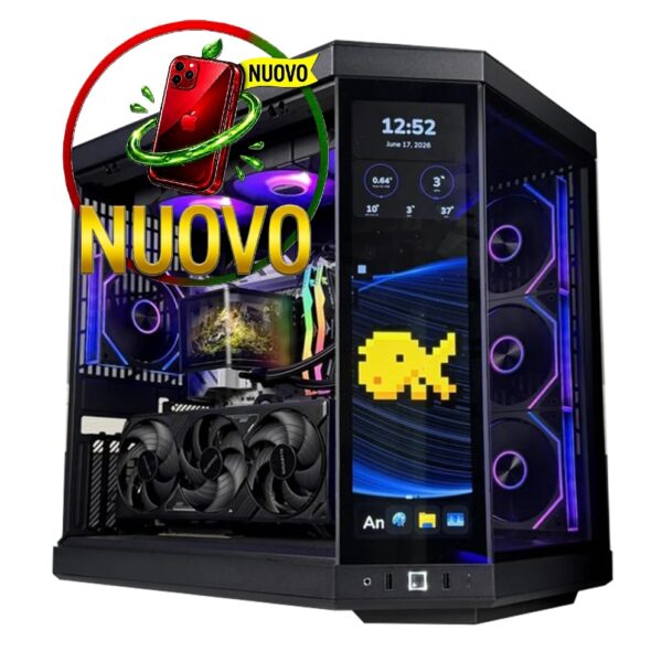 TITANO V9- Pc Gaming (Ryzen 7 9850X3D -  RTX 5070 Ti -  Ram 32GB - SSD 1TB)