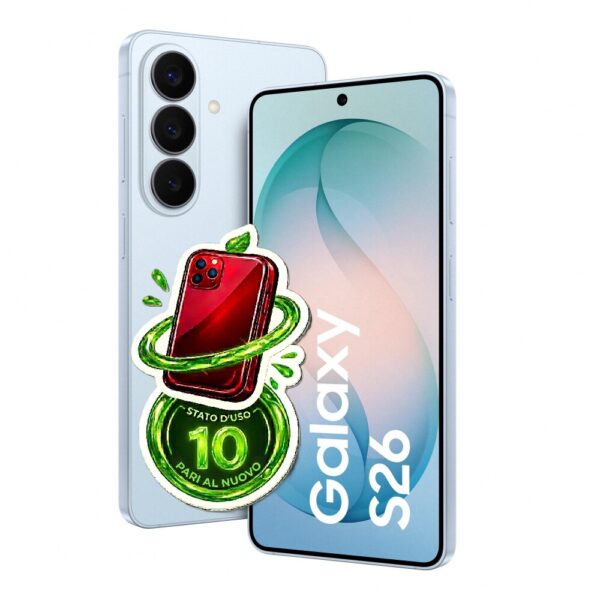 SAMSUNG Galaxy S26 (12-256GB) - 0 Cicli di Carica -  Sky Blue